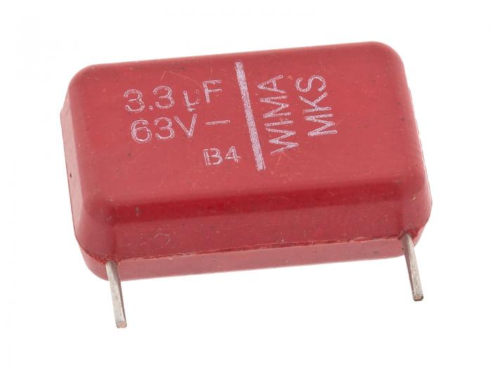 Kondensator 3.3uF 63V 22.5mm @ electrokit (1 av 1)