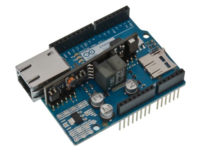Arduino ETH shield med PoE rev 3 @ electrokit (1 av 1)