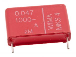 Capacitor 47nF 1000V 22.5mm @ electrokit