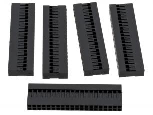 Kontakthus 2.54mm 2x20-pol 5-pack @ electrokit