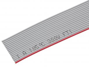 Ribbon cable gray 16 wires 1.27 mm /m @ electrokit