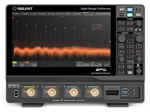 Oscilloscope 350MHz 4-ch 12-bit Siglent SDS3034X HD @ electrokit