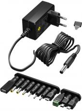 Adjustable power supply 3-12V 3.6W @ electrokit
