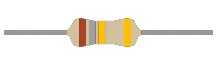 Resistor carbon film 0.25W 1.8ohm (1R8) @ electrokit (1 of 1)