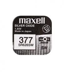 Knappcellsbatteri silveroxid 377 SR626 Maxell @ electrokit