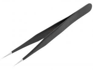 Tweezers ESD safe straight 110mm @ electrokit