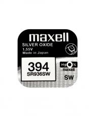 Button cell silver oxide 380/394 SR936 Maxell @ electrokit