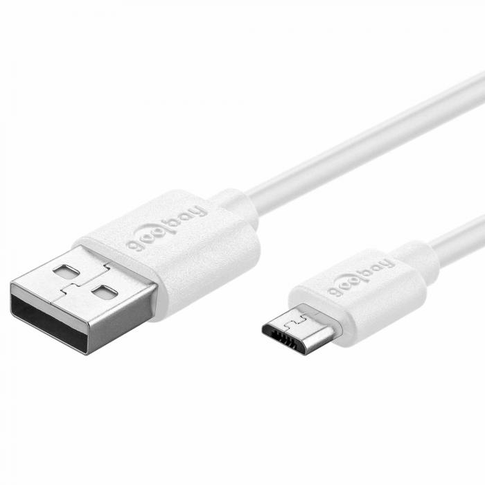USB-laddare 5W 1A med micro-USB vit @ electrokit (3 av 4)