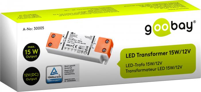 LED transformator 12V (DC) 15W @ electrokit (2 av 4)