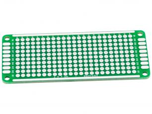 Experiment board 1 hole 30x70mm plated holes @ electrokit