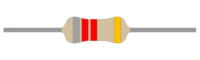 Resistor 3W 8.2kohm 5% (8k2) @ electrokit (1 of 1)