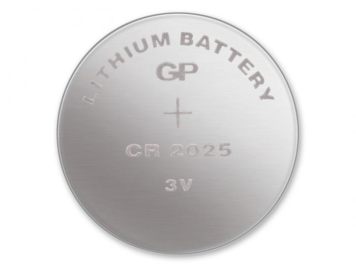 CR2025 battery lithium 3V GP @ electrokit (1 of 2)