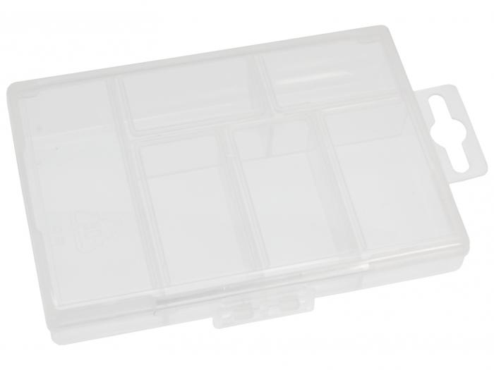 Storage box 135 x 85 x 25mm 6 compartments @ electrokit (1 of 2)