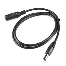 Extension cable DC 2.1mm 90cm @ electrokit