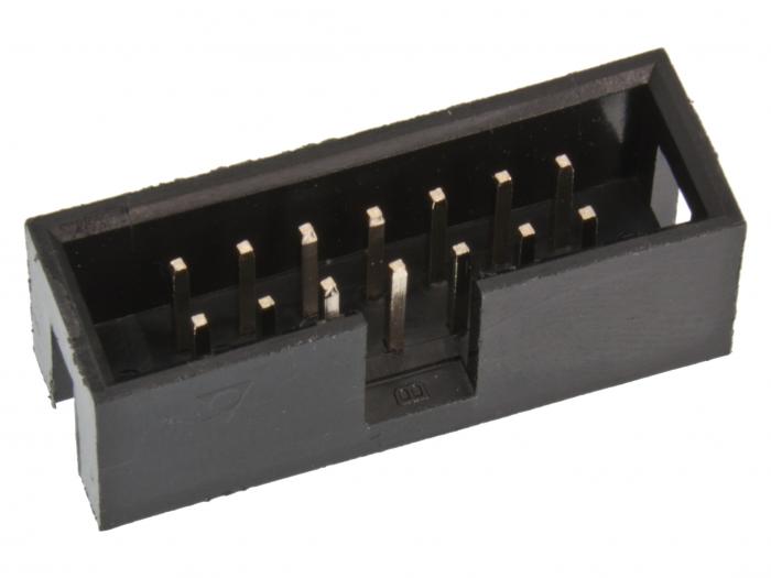 IDC box header PCB 14-p 2.54mm @ electrokit (1 of 2)