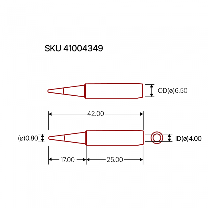 Ldspets fr VTSSC72 0.8mm @ electrokit (2 av 2)