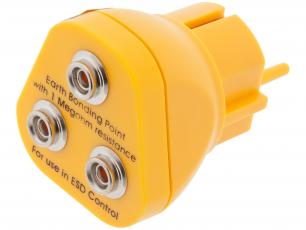 Grounding plug ESD 10mm @ electrokit