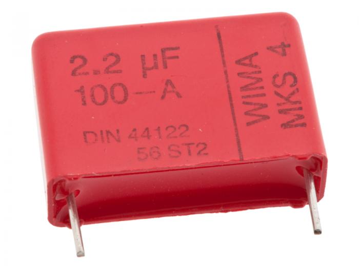 Kondensator 2.2uF 100V 22.5mm @ electrokit (1 av 2)