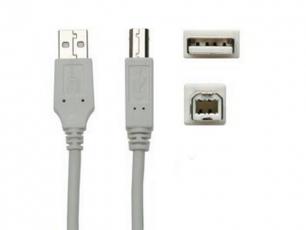 USB-cable A-male - B-male 1.8m @ electrokit