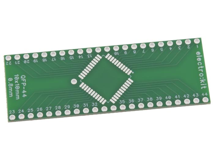 Adapterkort QFN-44/QFP-44 - DIP-44 @ electrokit (2 av 2)