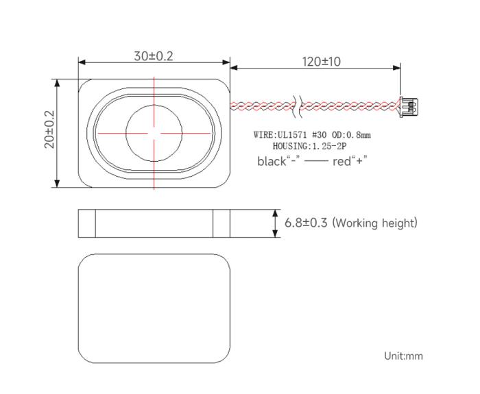 Miniature speaker 8ohm 2W 20x30x6.8mm @ electrokit (5 of 5)