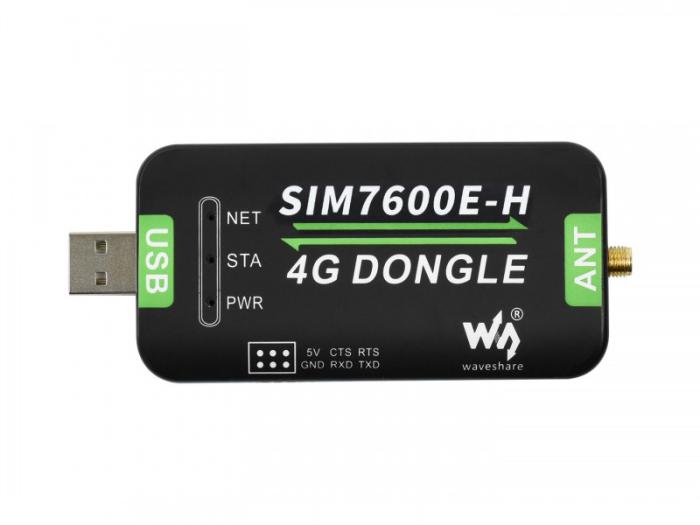 4G / GNSS USB dongle SIM7600E-H @ electrokit (4 av 9)