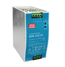 Mean Well NDR-240-24 N&auml;taggregat 24V 10A 240W DIN-skena @ electrokit
