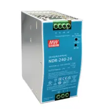 Mean Well NDR-240-24 Power supply 24V 10A 240W DIN rail @ electrokit