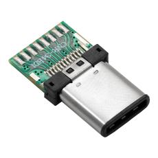 USB-C hane monterad p&aring; kort f&ouml;r USB3.1 @ electrokit