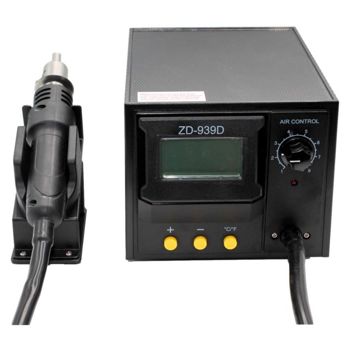 Avlödningsstation varmluft 320W 160-480°C 24l/min ESD @ electrokit (2 av 4)