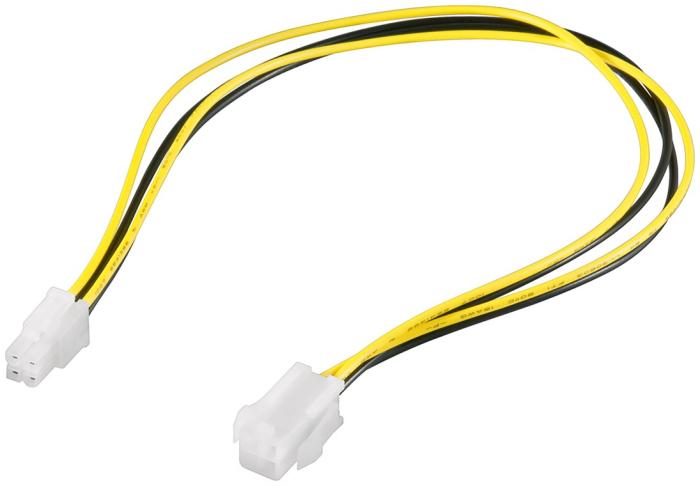 Förlängningskabel ATX12 P4 4-pin 0.4m @ electrokit (1 av 1)