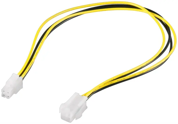 Extension cable ATX12V P4 4-pin 0.4m @ electrokit (1 of 1)
