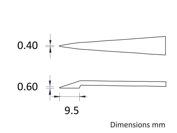 Pincett 115mm kolfiber ESD 130°C - 0.4mm @ electrokit (3 av 3)