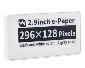 2.9" E-paper digital price tag with NFC update, no battery @ electrokit