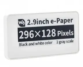 2.9" E-papper digital prisetikett NFC-uppdatering inget batteri @ electrokit