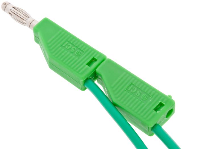 Testsladd 1m bananplugg 4mm grön @ electrokit (3 av 3)