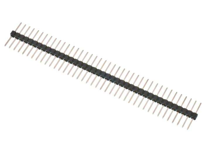 Stiftlist 2.54mm 1x40p långa stift @ electrokit (1 av 1)
