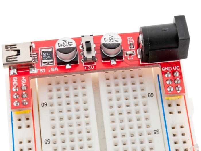 Breadboard power supply 3.3/5V 700mA @ electrokit (3 of 3)