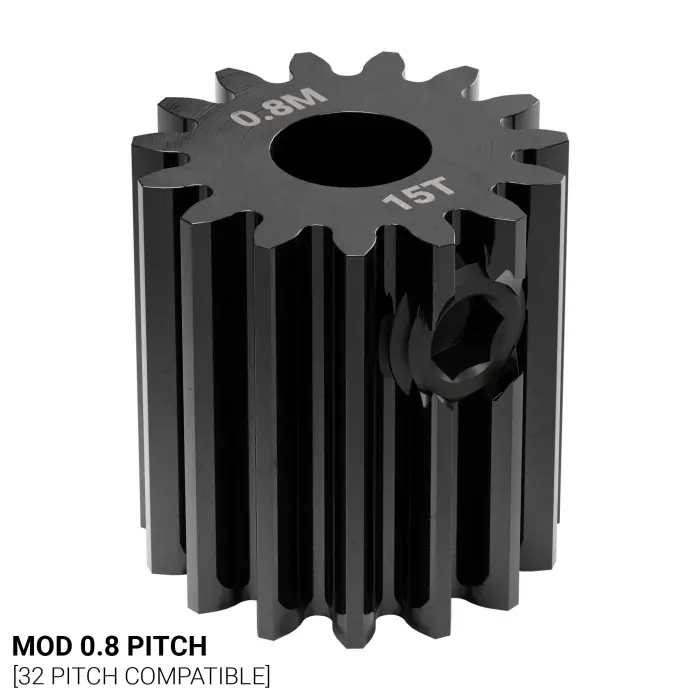 Kuggdrev MOD 0.8 15T ø5mm @ electrokit (1 av 3)