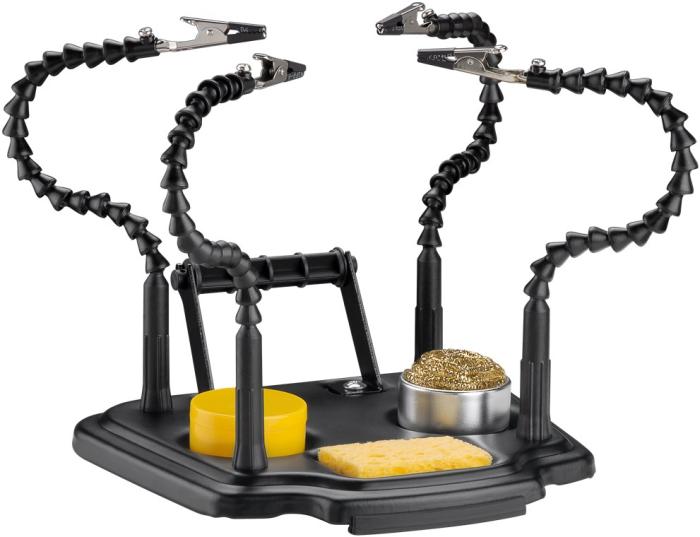 Stativ - hjälpande hand 4 flexibla armar @ electrokit (1 av 2)