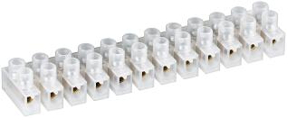 Kopplingsplint "sockerbit" 2.5mm² 12-pol @ electrokit