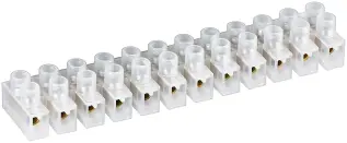 Kopplingsplint "sockerbit" 2.5mm² 12-pol @ electrokit