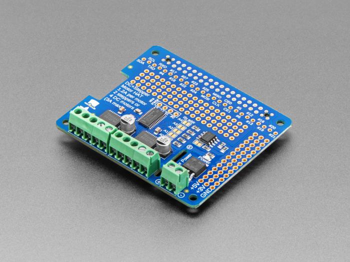 DC & Stepper Motor HAT för Raspberry Pi @ electrokit (4 av 6)