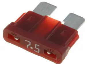 Flatsäkring 7.5A 32VDC - MIDI ATO ATC brun @ electrokit