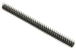 Stiftlist 2.54mm 2x40p brytbar SMD @ electrokit