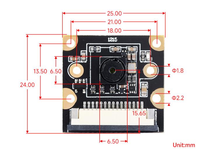 Kamera för Raspberry Pi 8MP 120° IMX219 @ electrokit (5 av 7)