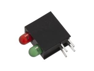 LED-indikator r&ouml;d gr&ouml;n PCB @ electrokit