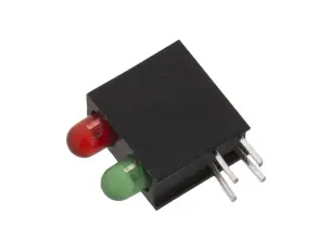 LED-indikator r&ouml;d gr&ouml;n PCB @ electrokit