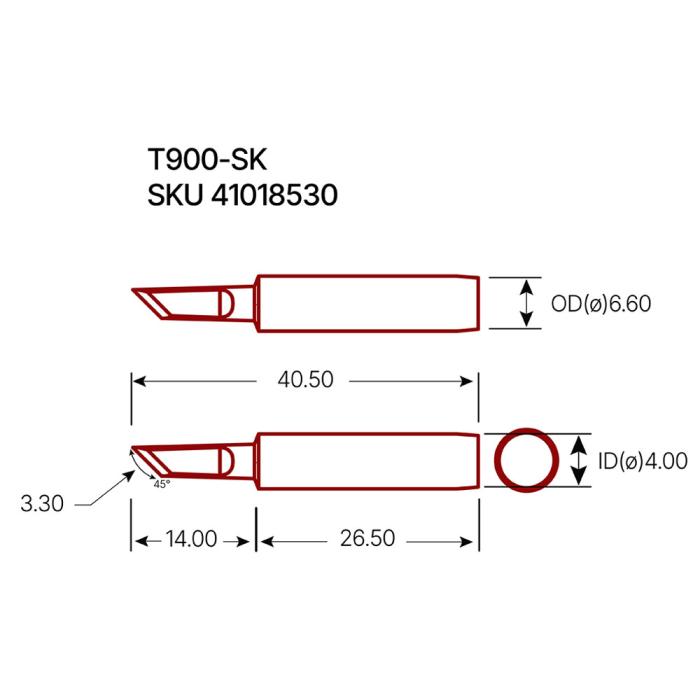 Lödspets T900-SK @ electrokit (2 av 2)