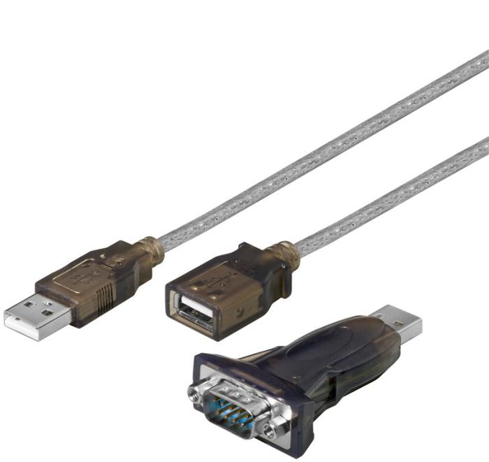 USB-A till DB9 RS232 seriell adapter med 1.5m kabel @ electrokit (2 av 5)